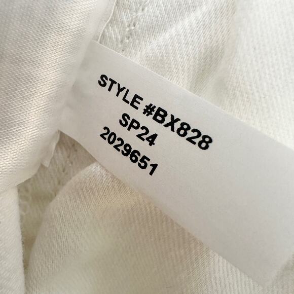 J.Crew Curvy Slim Wide Leg Jean White High Waisted Classic Denim US 29 NWT - Picture 14 of 14